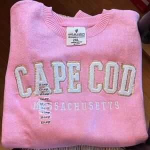 Soft As A Grape Pink Cape Cod Sweatshirt